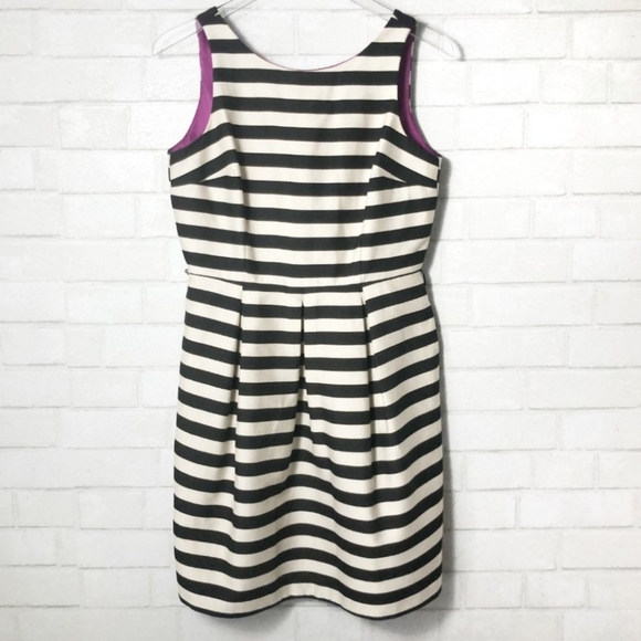 WHBM | Striped Cocktail Party Dress - Picture 2 of 6